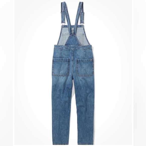 AMERICAN EAGLE 90’s BAGGY DENIM JEAN OVERALLS SIZE MEDIUM NWT - Picture 14 of 15